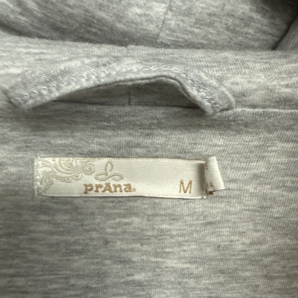 Prana Womens Size M Permafrost Half Zip Sherpa Hoodie Jacket -Lined-Off White - Picture 4 of 14